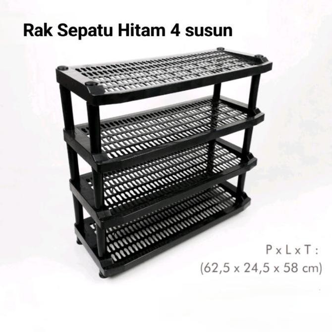 Rak Sepatu Sendal Susun Plastik/Rak Sepatu Plastik Murah Tebal Bagus