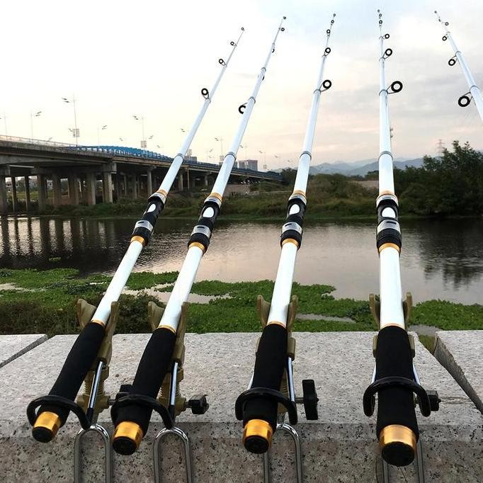 Produk Baru Joran Pancing Telescopic 2-3 Meter Carbon Fiber | Joran Kuat Teleskopik Portable Anti Pa