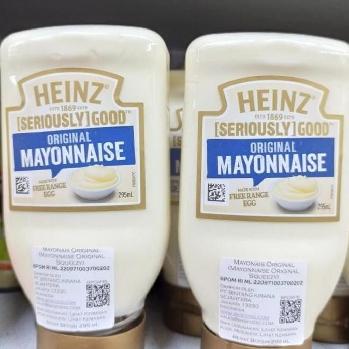 

Promo Heinz Original Mayonnaise 295Ml | Saus Mayo Krim Lembut