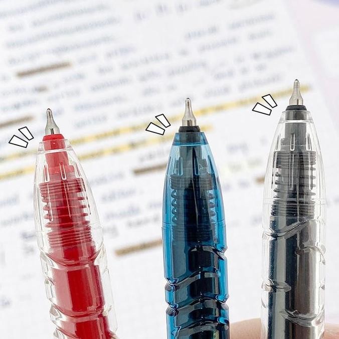 

Winzige Pulpen Gel 0.5Mm Pulpen Aesthetic Retractable Gel Pens Lucu Pen Mekanik Stationery Plastik Tinta Pena Bening