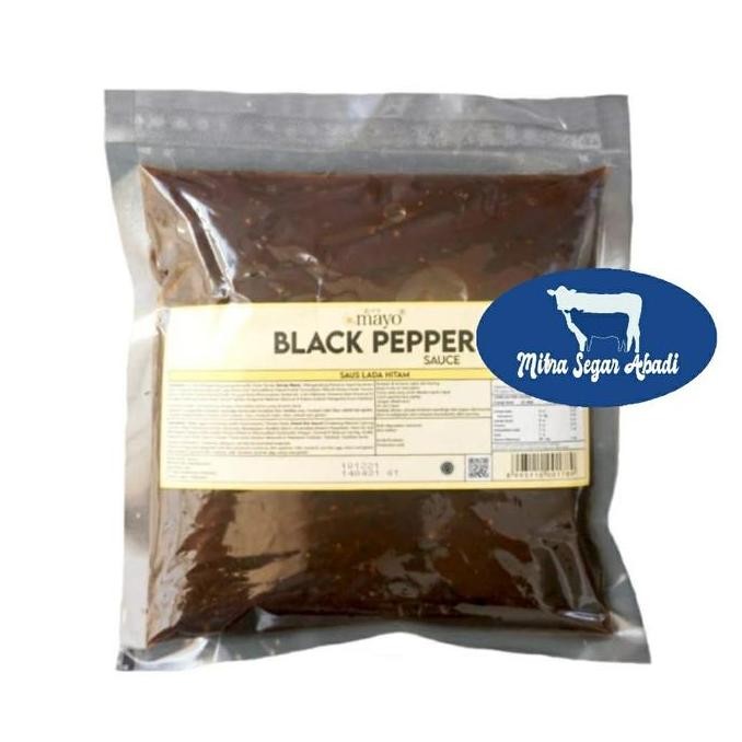 

Promo Mayo Sauce Blackpepper 500Gr Saus Lada Hitam Mayo