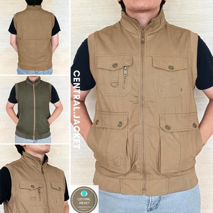 Diskon Rompi JEEP Pria Bolak Balik Import Original Central Jacket