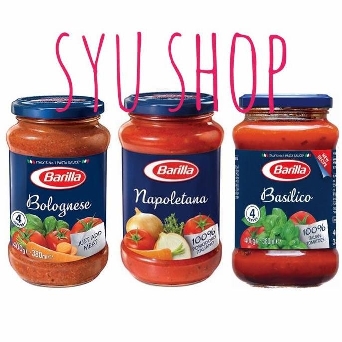 

Promo Barilla Bolognese Basilico Napoletana Pasta Sauce 400Gr Import