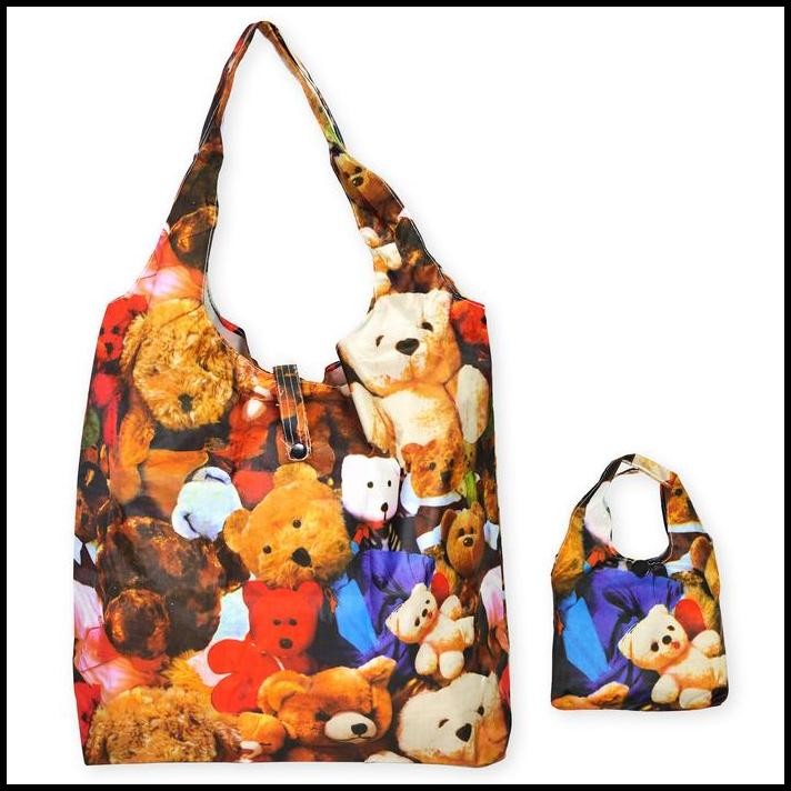 W Accessories Tas Belanja / Eco Bag Beruang 62091401