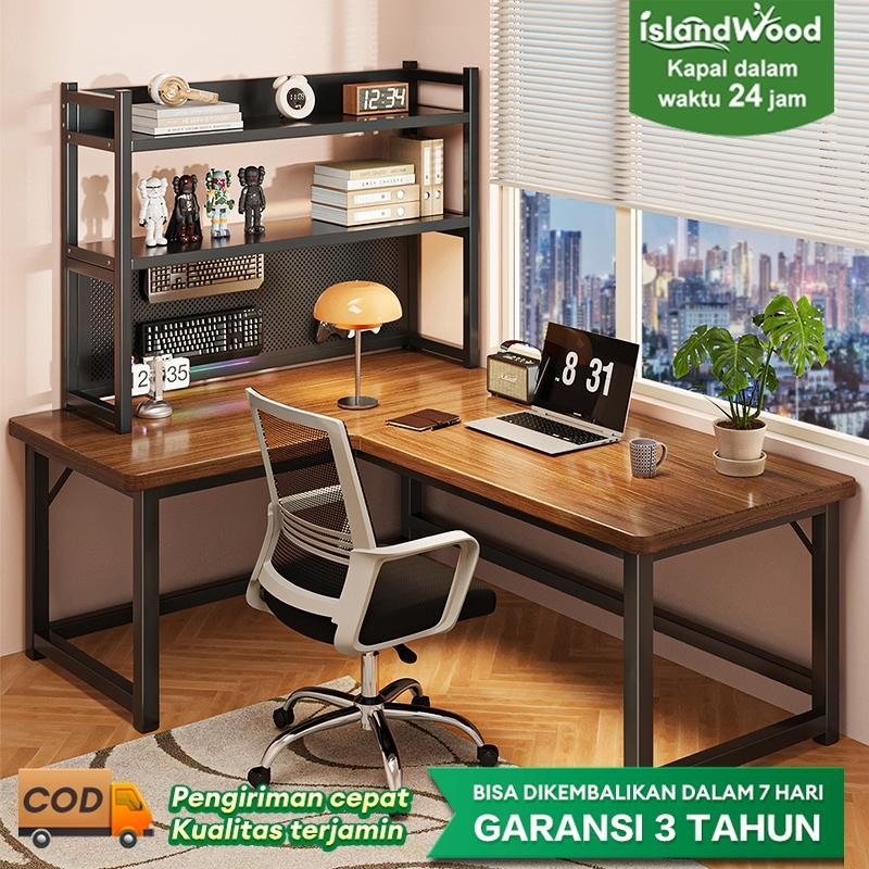 Meja Komputer Shaped L Meja Gaming Minimalis Meja Laptop Meja Kantor Meja Kerja Minimalis Modern
