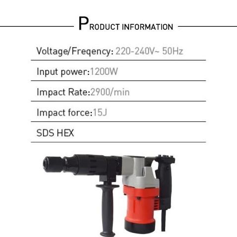 Rotary Drill Hammer | Bor Palu Listrik | Bor Bobok Pembongkaran Beton