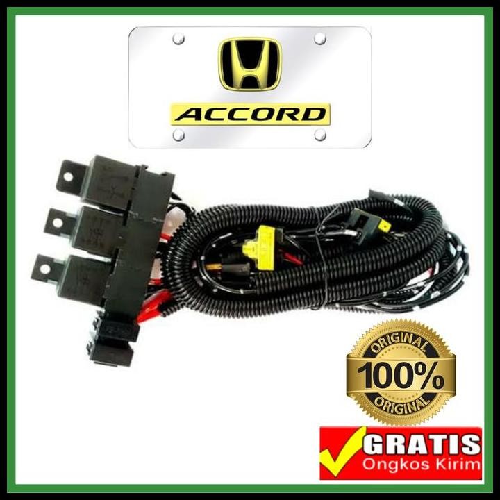 DISKON KABEL RELAY SET HELLA LAMPU DEPAN HEADLAMP MOBIL 3 RELAY