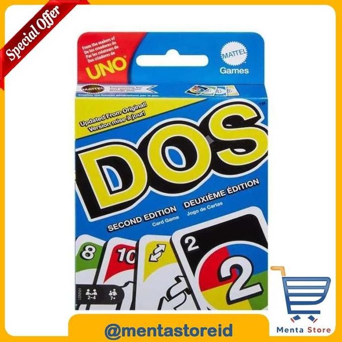 UNO Dos Mattel Card Games Original Cards Game Ori Asli Mainan Kartu Toys PA