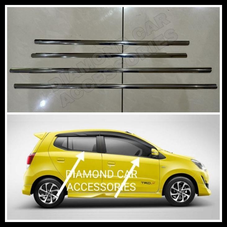 GRATIS ONGKIR LIS KACA SAMPING MOBIL AGYA AYLA WINDOW LINER AGYA AYLA 