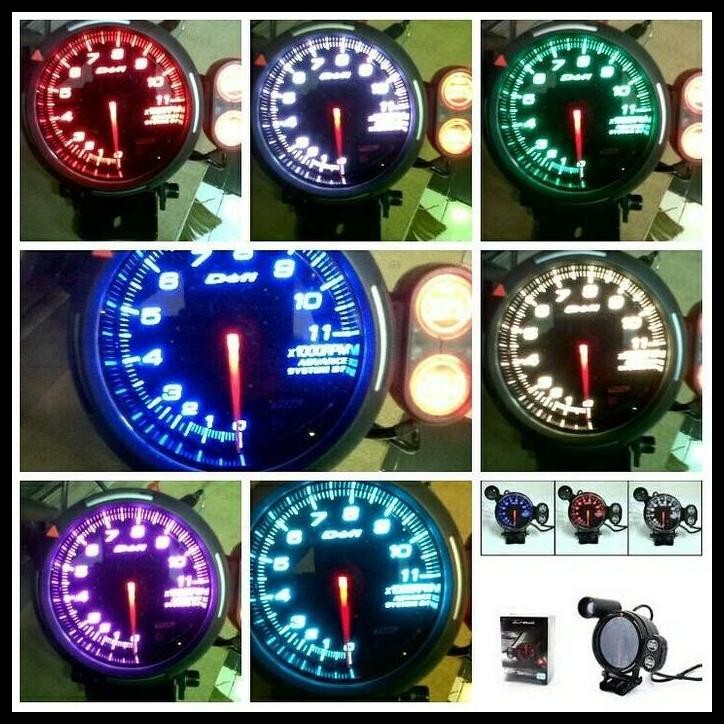 BEST DEAL TACHOMETER DEFI BF RPM 7 WARNA 