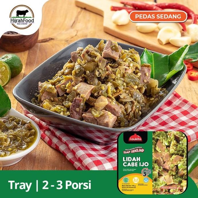 

Laukita Lidah Cabe Ijo Tumis Lidah Sapi Bumbu Sambal Hijau Siap Saji