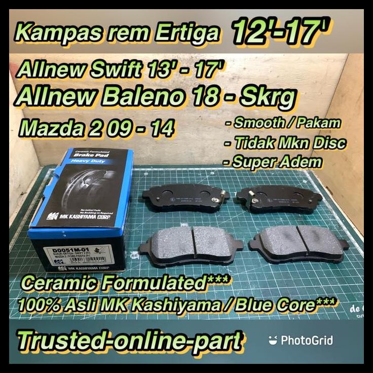 TERBARU KAMPAS REM DEPAN ERTIGA 100% ASLI MK KHASIYAMA 