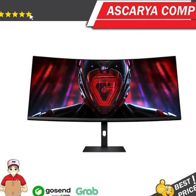 Xiaomi Mi Monitor 34" G34WQi WQHD Ultrawide 180Hz Curved Gaming Garansi Resmi - G34WQi
