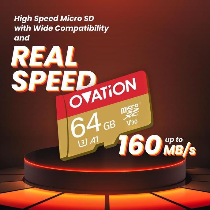 OVATION Micro SD 64GB / 128GB / 256GB Memory Card Extreme Microsd U1 U3 A1 UHS-I UHS-III UHS I UHS I