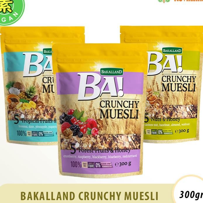 

Bakalland Ba Crunchy Muesli 300G All Varian Granola With Honey Sereal