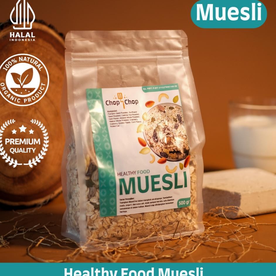 

Full House Muesli Chop Chop Sarapan Sehat Rendah Kal Gram