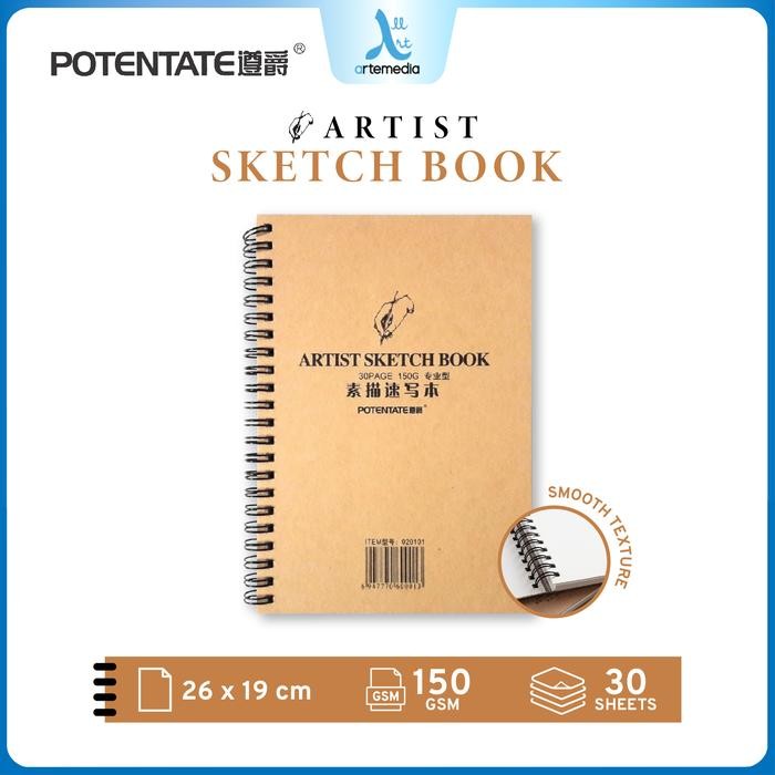 

BEST SELLER Potentate Artist Sketchbook Wire Bound Spiral Buku Sketsa