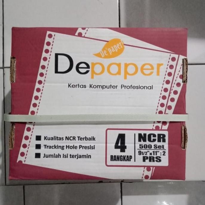 

Continuous form Depaper 9,5 x 11 4 ply full / prs