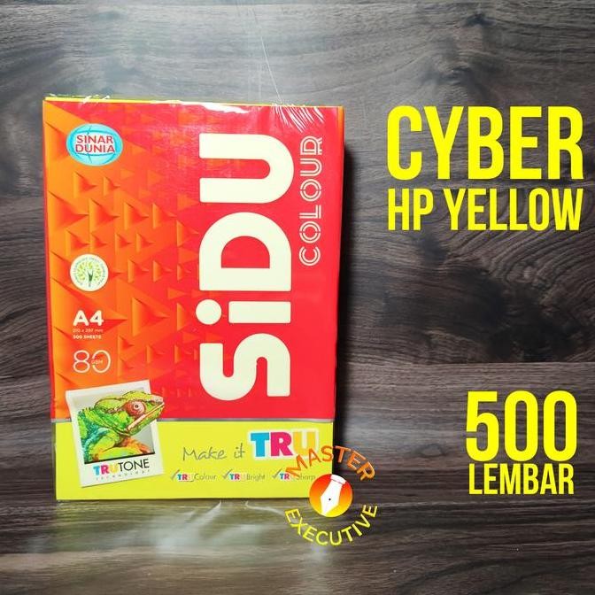 

BEBAS ONGKIR - Sinar Dunia SiDu Color Kertas A4 80 gsm Cyber HP Yellow - 500 Lembar