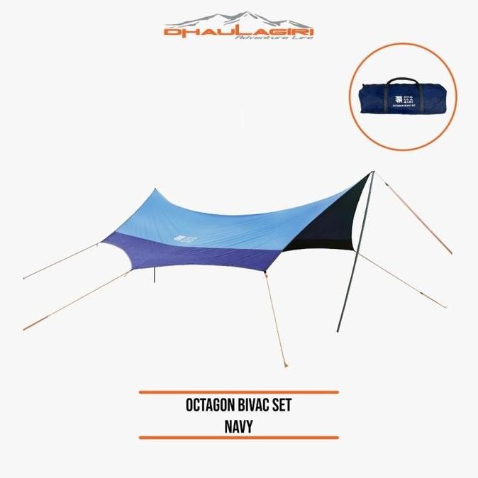 flysheet octagon bivak set dhaulagiri flysheet set segi 8 camping