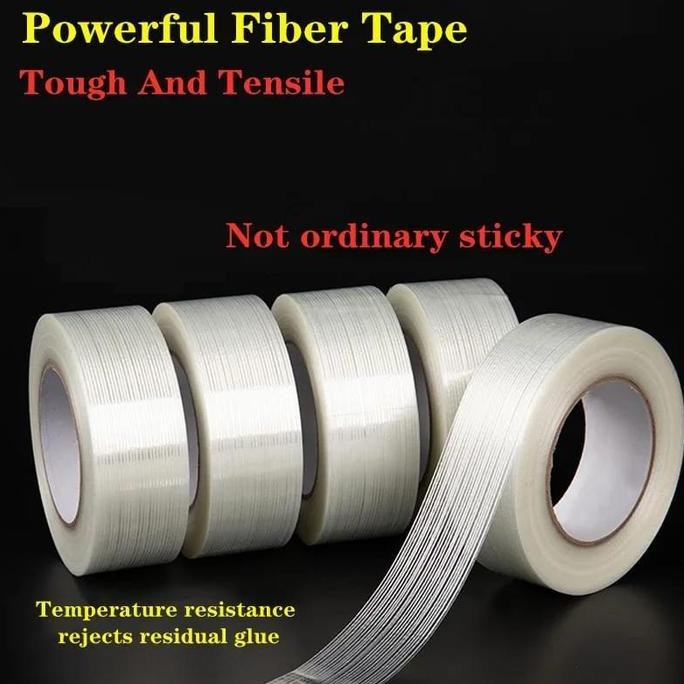 

LAKBAN SERAT FIBER SUPER KUAT Perekat Tahan Beban Berat Serbaguna HNM