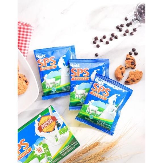 

SUSU KAMBING BUBUK HALT SPS BOX ISI 10 SACHET / Pouch / Cokelat / Gold 50% / Kemasan Baru Sachet Polos Nugi