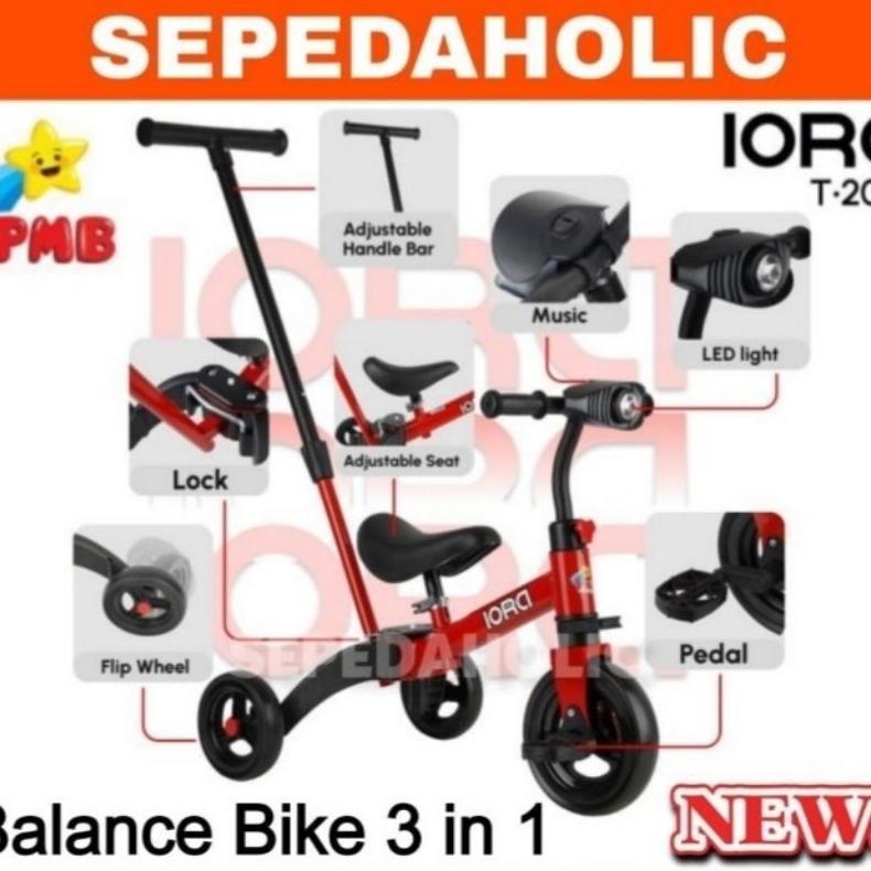 Terlaris Ready Sepeda Balance Bike - Sepeda Anak - Sepeda Roda Tiga - Sepeda Roda Dua - Sepeda Tryci