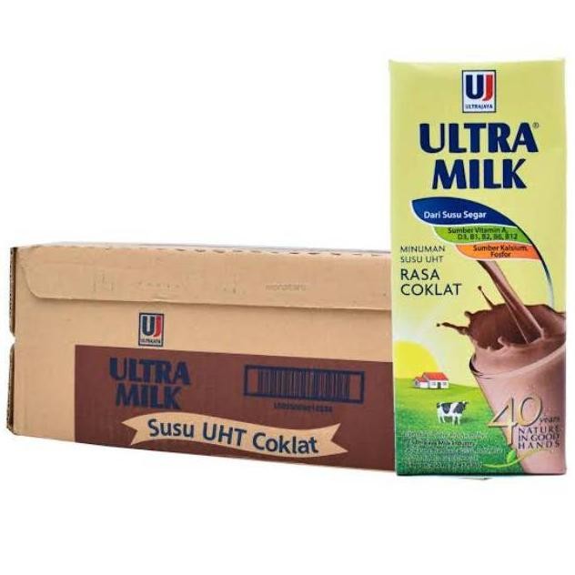 

Susu Ultra 200ml Karton 24pcs Rasa Coklat Strawberry Full Cream Nugi