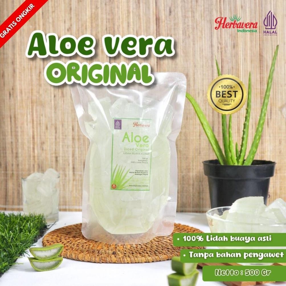 

Lidah Buaya / Aloe Vera Kupas 500 gram Nugi