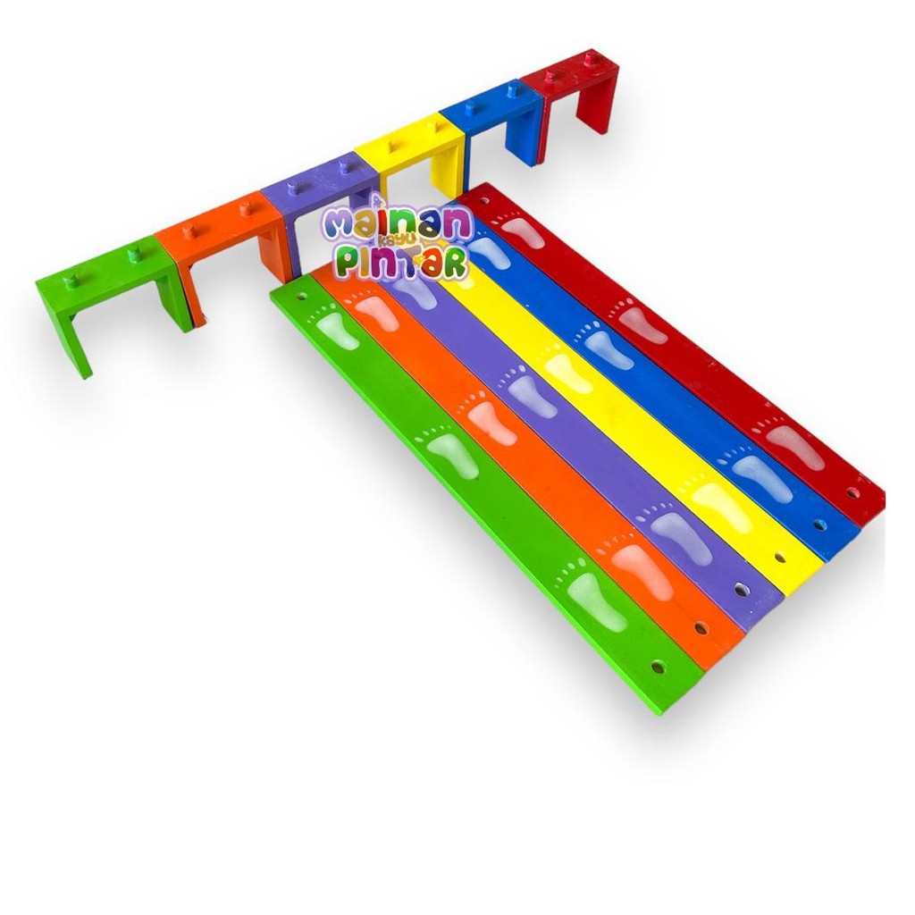 

Papan Titian 6 Papan 6 Dudukan Mainan Edukasi Anak