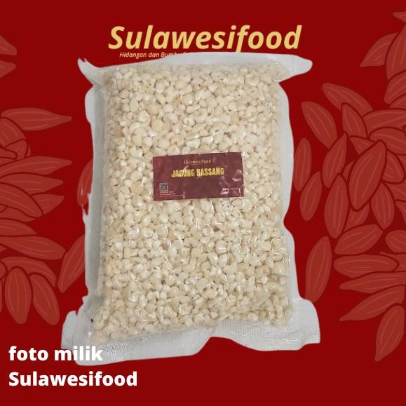 

Jagung bassang bose Sulawesi NTT Alor ketan putih jagung pulut bubur jagung timur Nugi