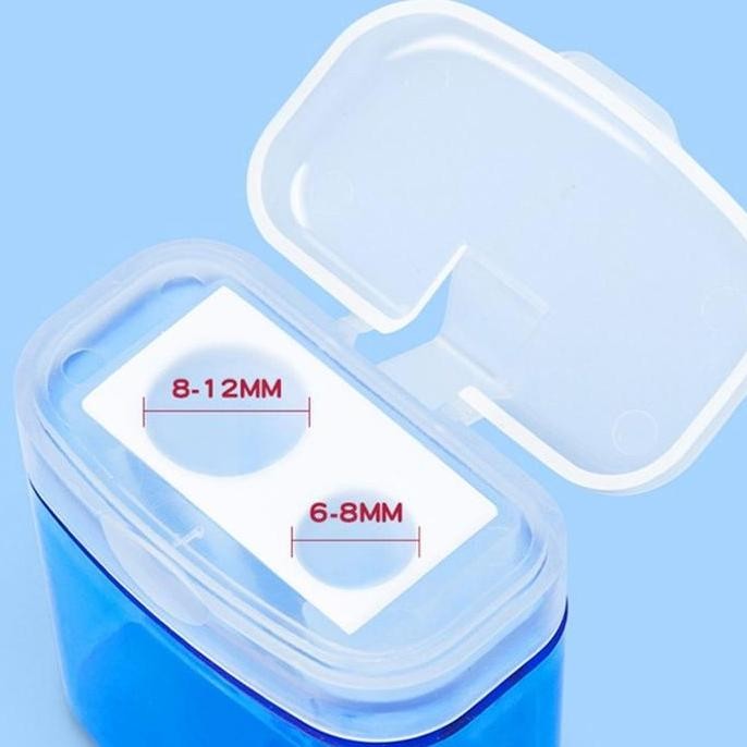 

Rautan Pensil Ganda Manual Rautan Serutan Sharpener 2 In 1 Pastel Color