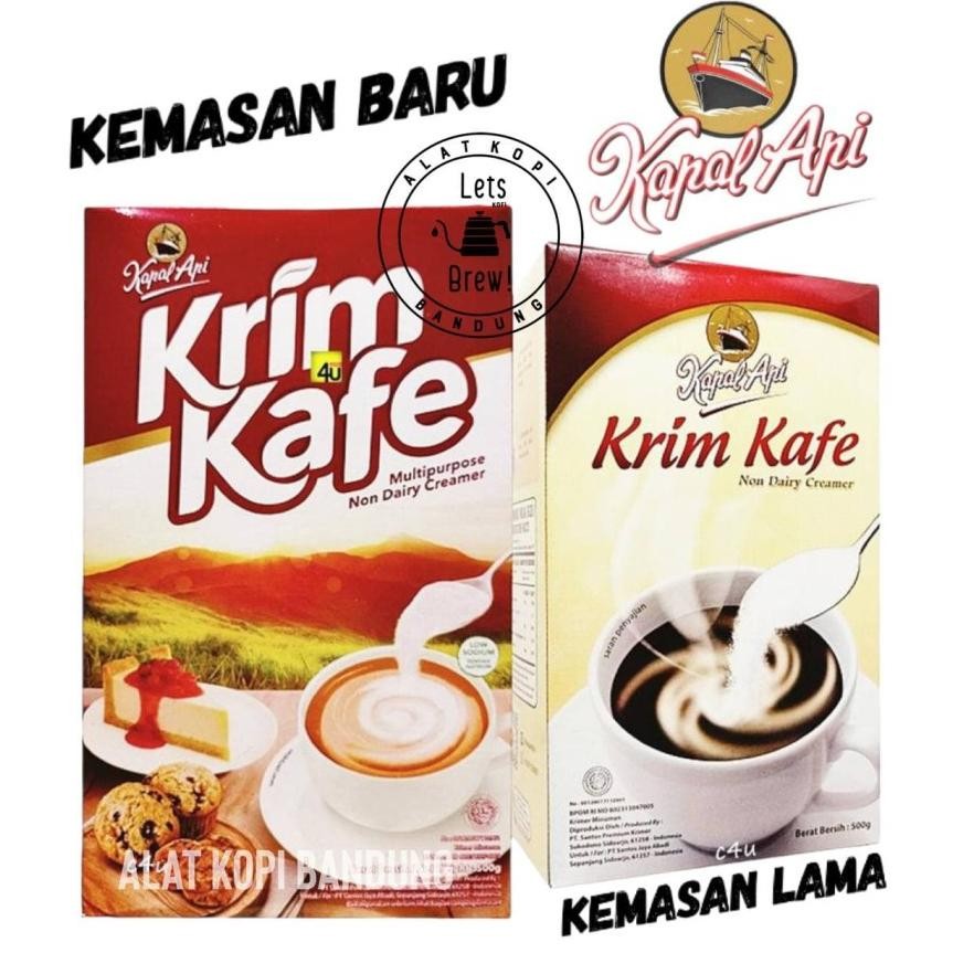 

Kapal Api Krim Cafe 500gr Creamer / Creamer bubuk kopi susu 500gr Nugi