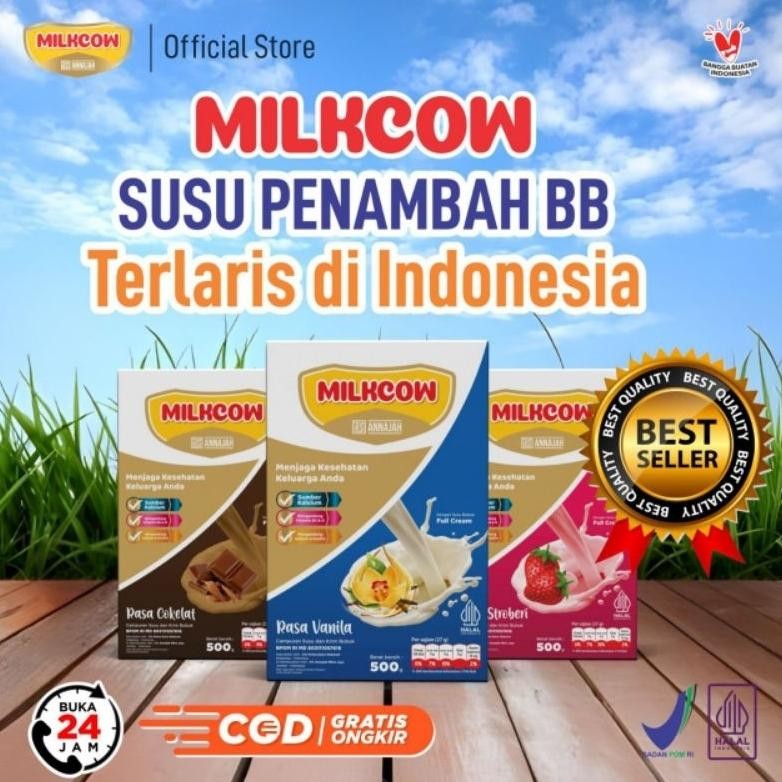 

MILKCOW SUSU PENGGEMUK BADAN AMPUH! susu sapi full cream Nugi