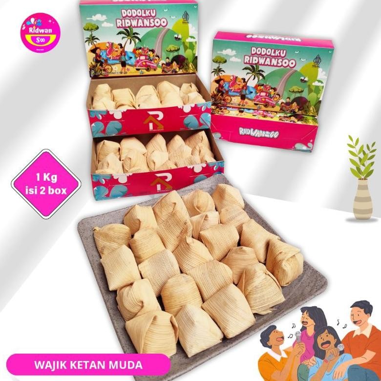 

Wajik Ketan / Wajik Muda Asli Garut 1 Kg ( isi 2 box) Nugi