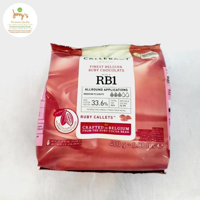

Promo Callebaut Ruby Chocolate 400gr COD