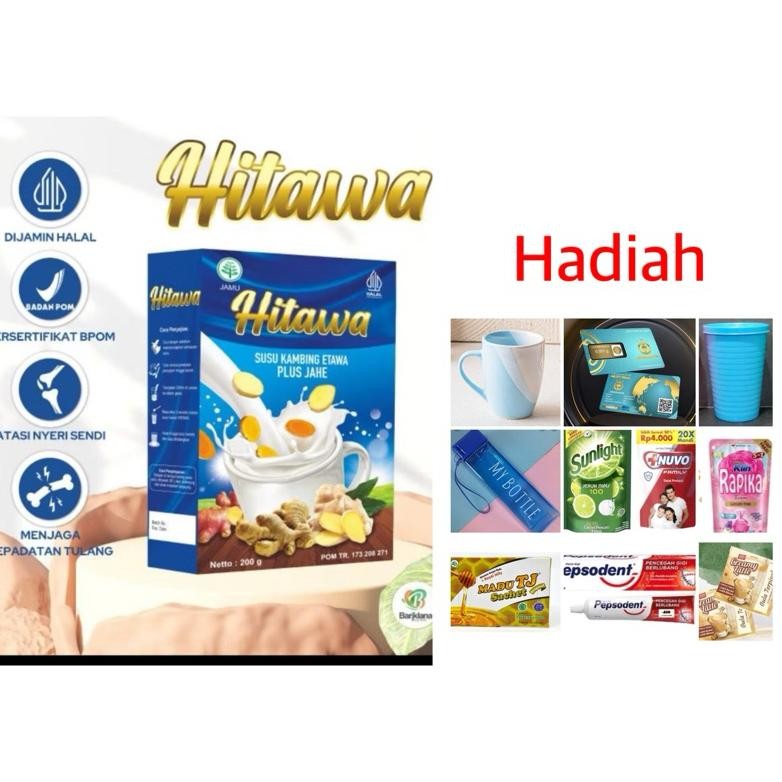 

(BONUS PILIH HADIAH) SUSU KAMBING HITAWA (HADIAH BERLAKU KELIPATAN) Nugi