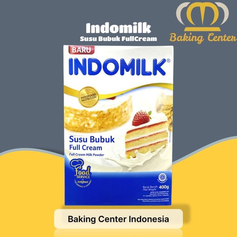 

Indomilk Susu Bubuk Full Cream Baking & Cooking 400gr Nugi