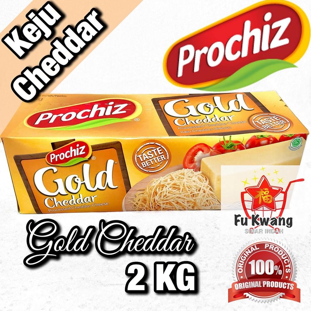 

Keju Prochiz Gold Cheddar Olahan 2 Kg Halal Mui Nugi