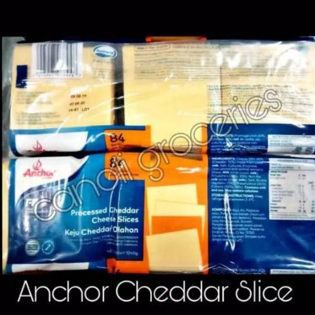 

Anchor Cheddar Cheese Slice 84's Nugi