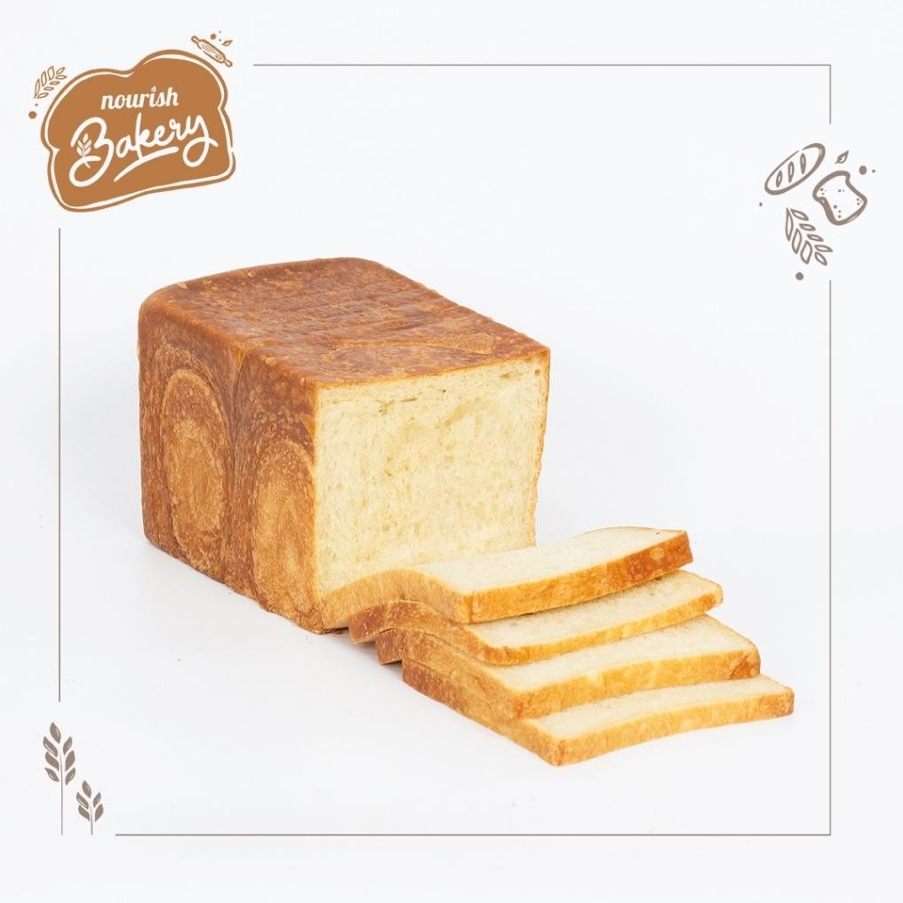 

Classic Loaf - 100% Sourdough Loaf Long Fermentation, Roti Tawar Sourdough Slices 500gr Nugi