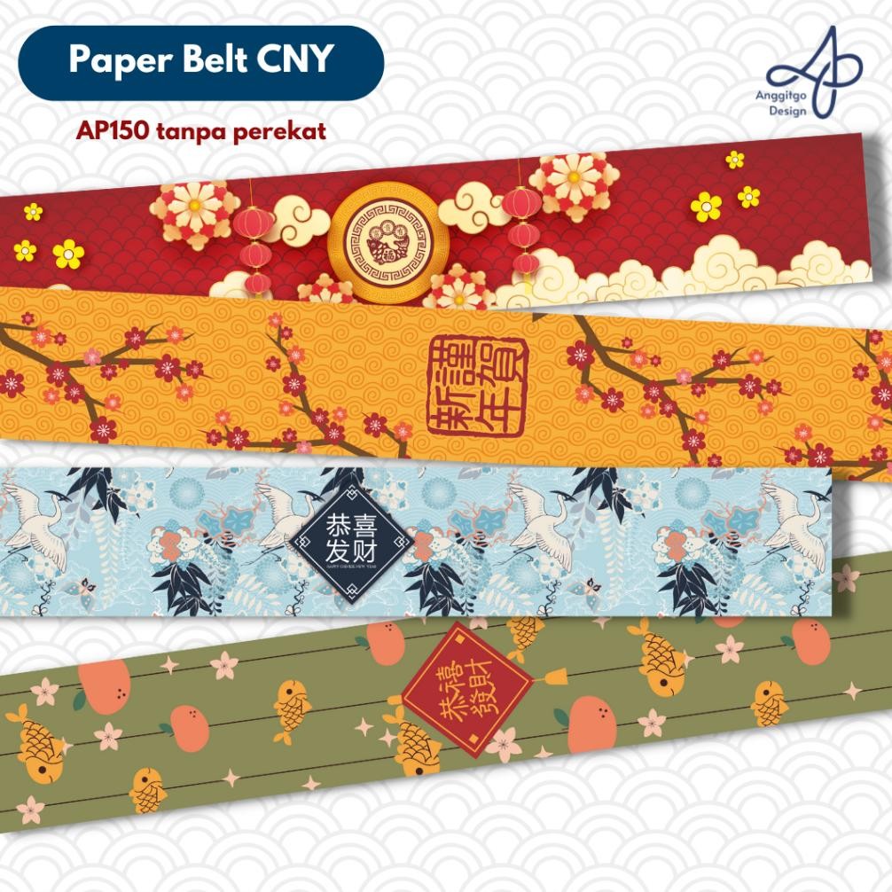 

Paper Belt CNY Paper Belt Imlek Chinese New Year Hiasan Packaging Imlek Lunar Nugi