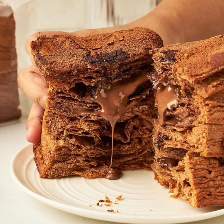 

Tissue bread chocolate hazelnut melt Nugi