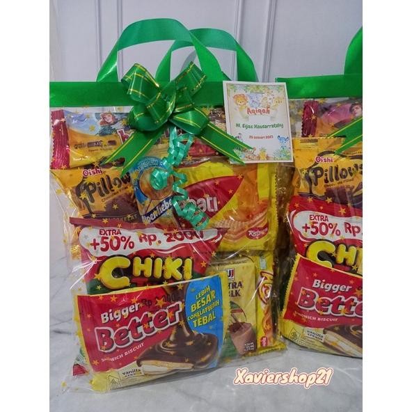 

Paket snack ultah komplit + FREE CARD Nugi