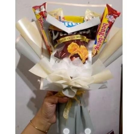 

Bouqet snack/bouqet ulangtahun/bouqet hari special Nugi