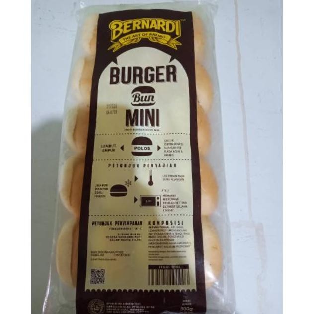 

ROTI BURGER MINI BERNADI ISI 20 Nugi