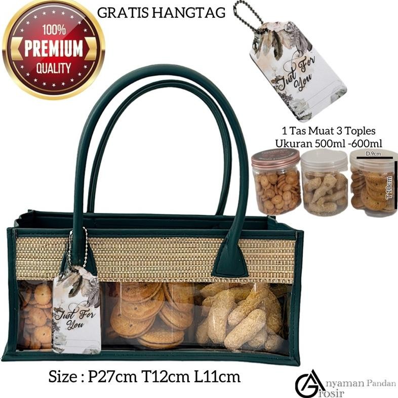 

Tas Hampers MIKA MENDONG MDD (Muat 3 Toples 500-600ml) Gratis Hangtag Tas Parcel Goodiebag Souvenir Lebaran Imlek Natal Nugi