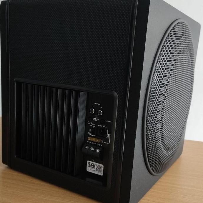 Subwoofer aktif basstube kotak 10inch concerto speaker mobil