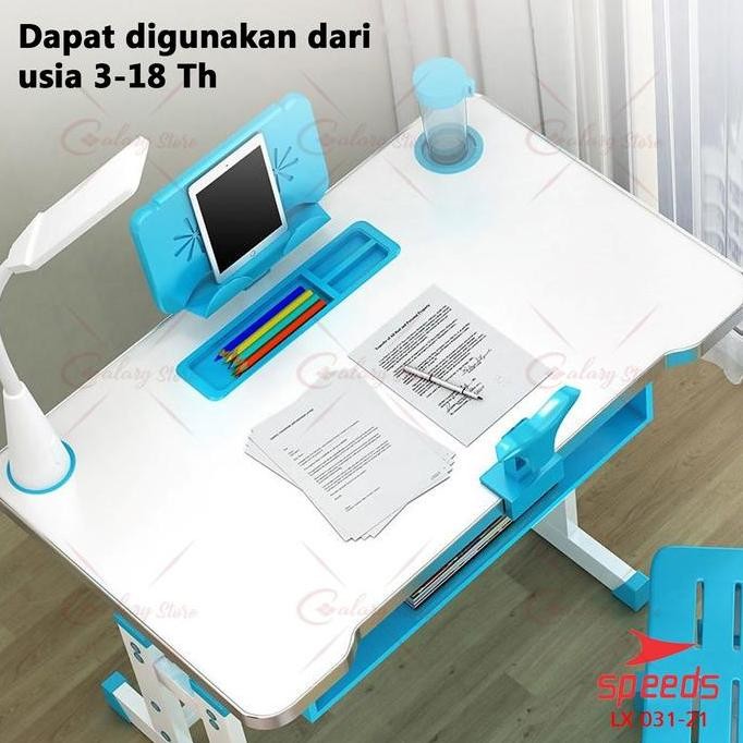 Meja Belajar Anak Meja Kursi Belajar Meja Tulis Portable SPEEDS 031-21