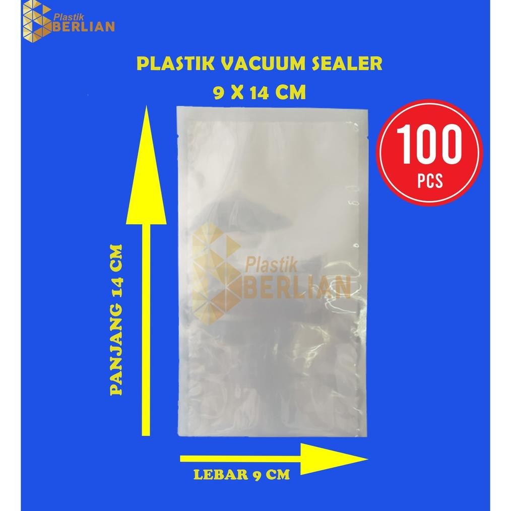 

Plastik Vacuum 9X14 cm Promo Vacum Bag Sealer isi 100 Nugi